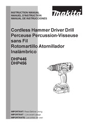 Makita DHP456 Manual De Instrucciones