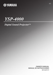 Yamaha YSP-4000 Manual De Instrucciones