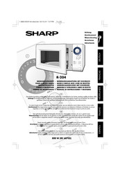 Sharp R-204 Manual De Instrucciones