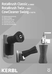 Kerbl CowCleaner Swing Instrucciones De Uso