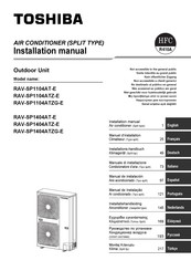 Toshiba RAV-SP1404ATZ-E Manual De Instalación