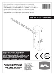 BFT MOOVI 30S / 30-50 RMM Instrucciones De Uso