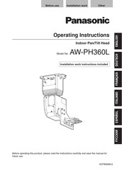 Panasonic AW-PH360L Manual De Instrucciones