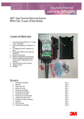 3M BPEO Tipo 1.5 para 16 Acometidas Manual De Instrucciones