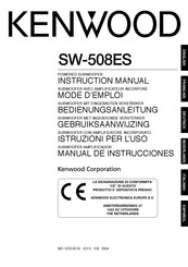 Kenwood SW-508ES Manual De Instrucciones