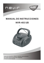 Nevir NVR-483 UB Manual De Instrucciones