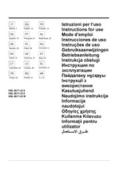 Hotpoint HSL 66 F LS X Instrucciones De Uso