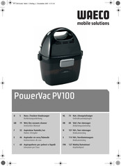 Waeco PowerVac PV100 Instrucciones De Uso