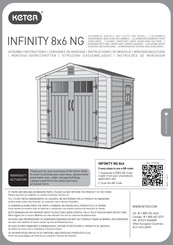 Keter INFINITY 8x6 NG Instrucciones De Montaje