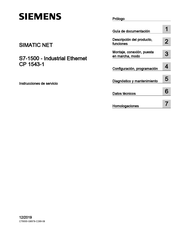 Siemens CP 1543-1 Instrucciones De Servicio