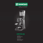 Rancilio KRYO 65 Manual De Instrucciones