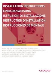 Moog G-5 Instrucciones De Montaje