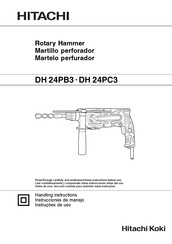 Hitachi Koki DH 24PB3 Instrucciones De Manejo