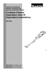 Makita DCL182 Manual De Instrucciones