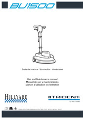 Hillyard Trident BU1500 Manual De Uso Y Mantenimiento