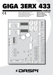 Daspi GIGA 3ERX 433 Manual De Instrucciones