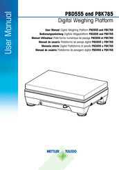Mettler Toledo PBD555-3SM Manual De Usuario