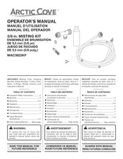 Arctic Cove MAC3822KP Manual Del Operador