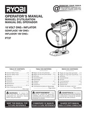 Ryobi P737 Manual Del Operador