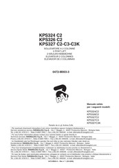 Ravaglioli KPS327C2 Manual De Instrucciones