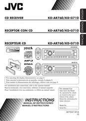 JVC KD-G710 Manual De Instrucciones