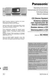 Panasonic SC-NS55 Instrucciones De Funcionamiento