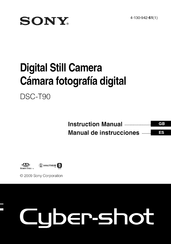 Sony DSC-T90 Manual De Instrucciones