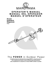 Maruyama P23 Manual Del Operador