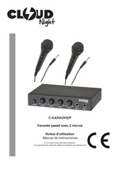 CLOUD-NIGHT C-KARAOKE/P Manual De Instrucciones