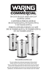 Waring Commercial WCU55 Manual De Uso