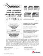 Garland GF48 Serie Instrucciones De Instalación Y  Operación