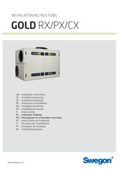 Swegon GOLD PX 30 Instrucciones De Instalación