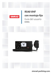 Simrad RS40 VHF Guia Del Usuario