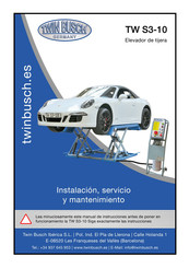 Twin busch TW S3-10E Instalación, Servicio Y Mantenimiento