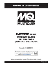 MQ Multiquip CA4HC Manual De Componentes