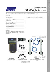 Tru-Test S1 Weigh System Guia De Inicio Rapido