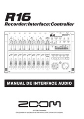 Zoom R16 Manual De Usuario