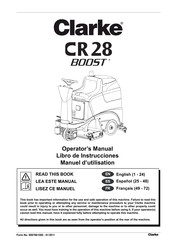 Clarke CR 28 BOOST Libro De Instrucciones