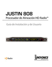 Inovonics JUSTIN 808 Guía De Instalación Y De Usuario