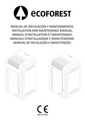 ECOFOREST HB 2014 Manual De Instalación Y Mantenimiento