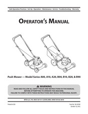 MTD A20 Manual Del Operador