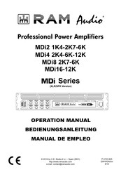 RAM Audio MDi8-2K7 Manual Del Usuario