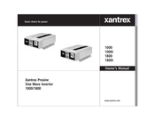 Xantrex 1000 Manuel Del Usuario