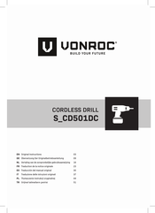 VONROC S CD501DC Traducción Del Manual Original