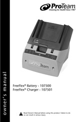 ProTeam FreeFlex Charger 107501 Manual Del Proprietário