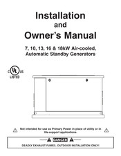 Generac 10kW Manual Del Usuario