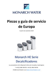 Monarch Water CS100 HE Piezas Y Guía De Servicio