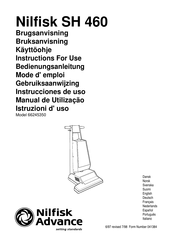 Nilfisk-Advance SH 460 Instrucciones De Uso