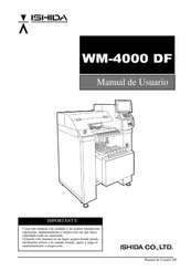 ISHIDA WM-4000 DF Manual De Usuario