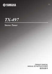 Yamaha TX-497 Manual De Instrucciones